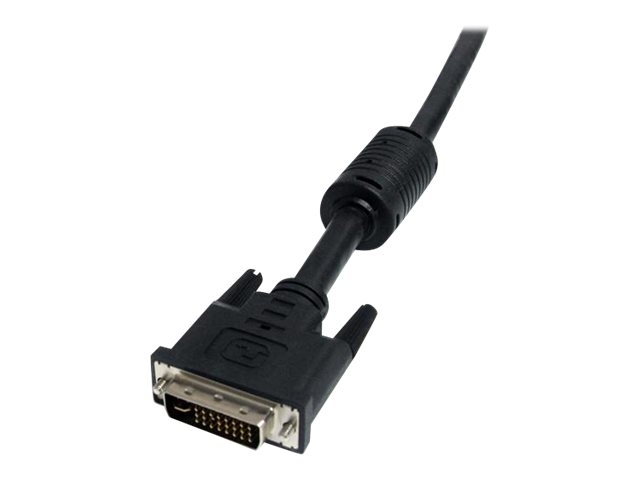 StarTech Dual Link DVI-I Cable - 15 ft - Digital and Analog - Male to Male Cable - Computer Monitor Cable - DVI Cord - DVI to DVI Cable (DVIIDMM15) - DVI cable - dual link - DVI-I (M) to DVI-I (M) - 4.57 m - black - for P/N: AGPVID5500A, DKT30CDVPD, DVIEX