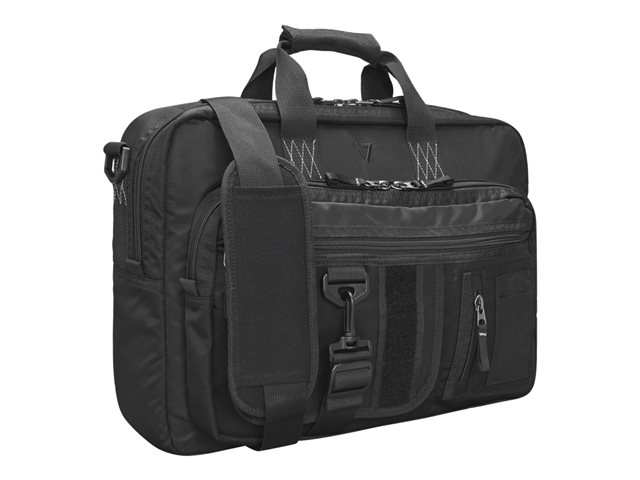 16IN ELITE BLACK OPS BRIEFCASE LIGHT WT DURABLE MILITARY VELCR