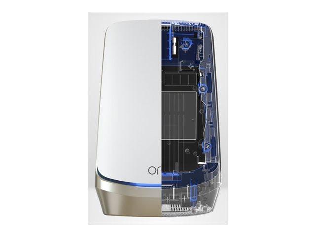 NETGEAR Orbi 960 Series RBRE960 - Wireless router 4-port switch - 2.5GbE, 10GbE - Wi-Fi 6 - Quad-Band