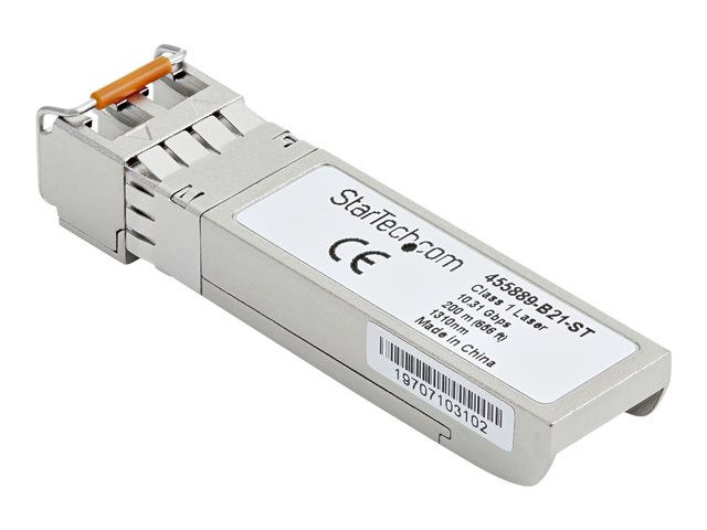 Startech HPE 455889-B21 Compatible SFP+ Module, 10GBASE-LRM, 10GbE Multi Mode Fiber Optic Transceiver (MMF), 10GE Gigabit Ethernet SFP+, LC 200m, 1310nm, DDM, HPE BladeSystem, c-Class - Lifetime Warranty (455889-B21-ST) - SFP+ transceiver module (equivale