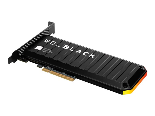WD_BLACK AN1500 WDS400T1X0L-00AUJ0 - SSD - 4 TB - internal - PCIe card - PCIe 3.0 x8 (NVMe) - integrated heatsink