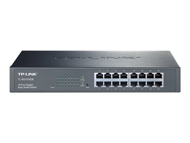 TP-Link JetStream TL-SG1016DE - switch - 16 ports - Managed - rack-mountable