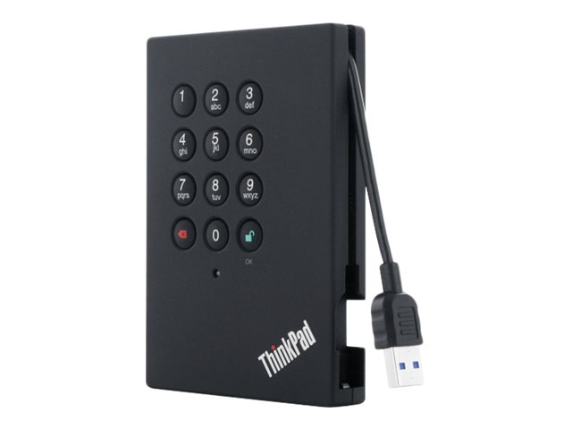 Lenovo ThinkPad USB 3.0 Secure - hard drive - 500 GB - USB 3.0