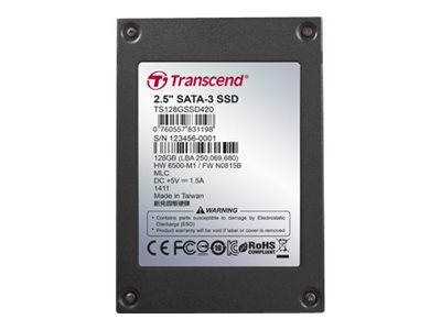 Transcend SSD420I Industrial - SSD - 128 GB - SATA 6Gb/s