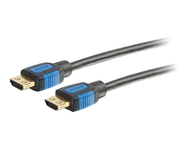 C2G 3ft HDMI Cable with Gripping Connectors - High Speed 4K HDMI Cable - 4K 60Hz - M/M - HDMI cable with Ethernet - 91.4 cm