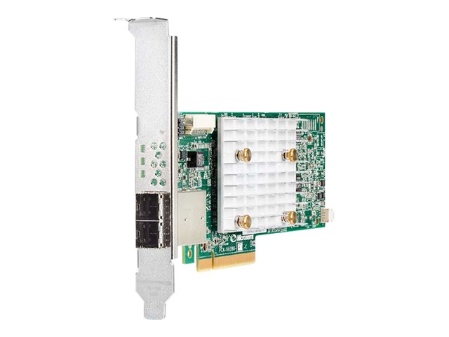 HPE Smart Array P408e-p SR Gen10 - Storage controller (RAID) - 8 Channel - SATA 6Gb/s / SAS 12Gb/s - RAID 0, 1, 5, 6, 10, 50, 60, 1 ADM, 10 ADM - PCIe 3.0 x8 - for ProLiant DL325 Gen10, DL345 Gen10, DL360 Gen10, DL380 Gen10, ML30 Gen10, XL220n Gen10
