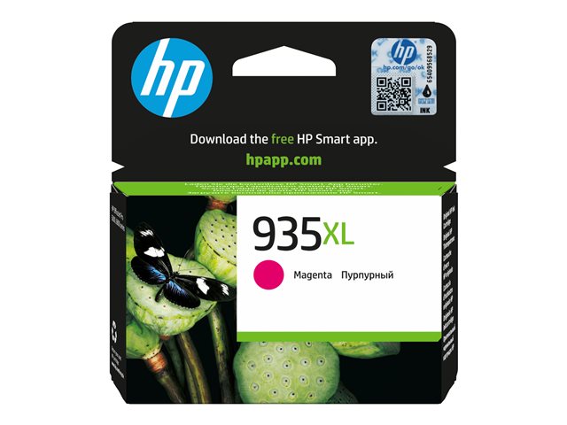 HP 935XL - High Yield - magenta - original - ink cartridge - for Officejet 6812, 6815, 6820, Officejet Pro 6230, 6230 ePrinter, 6830, 6835