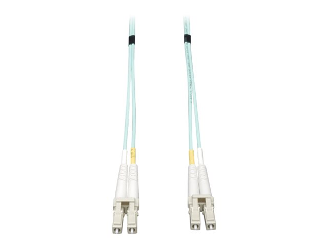 Eaton Tripp Lite Series 10Gb Duplex Multimode 50/125 OM3 LSZH Fiber Patch Cable, (LC/LC) - Aqua, 15M (50 ft.) - patch cable - 15 m - aqua