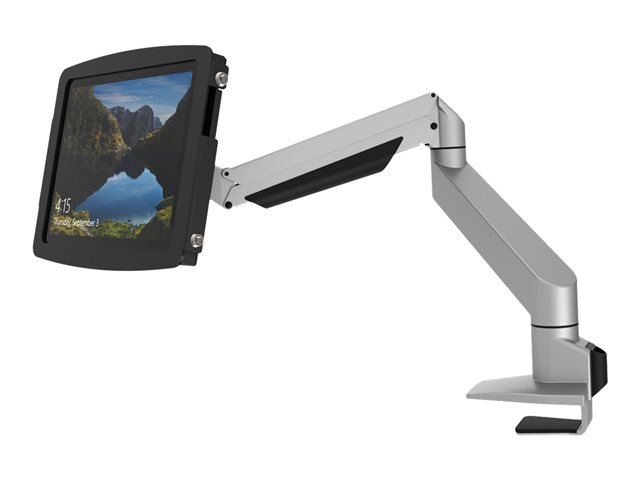 Compulocks Reach Tablet Monitor Arm Surface Pro 7 Articulating Mount - Mounting kit (articulating arm, desk clamp mount, enclosure) - for tablet - lockable - high-grade aluminium - black - mounting interface: 100 x 100 mm - for Microsoft Surface Pro (Mid 