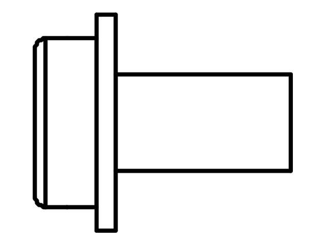 (50PK) SCREW M4X8 SCH .