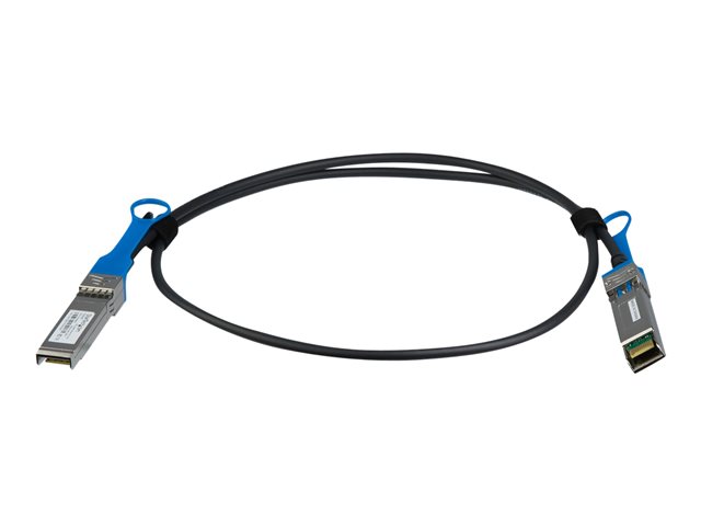 StarTech.com HPE J9281B Compatible 1m 10G SFP+ to SFP+ DAC Twinax, 10 GbE SFP+ Copper DAC 10 Gbps Low Power Passive Mini GBIC/Transceiver Module DAC Firepower 1040, 10 Gbps SFP+ Cable - Lifetime Warranty (J9281BST) - 10GBase direct attach cable - 1 m - bl