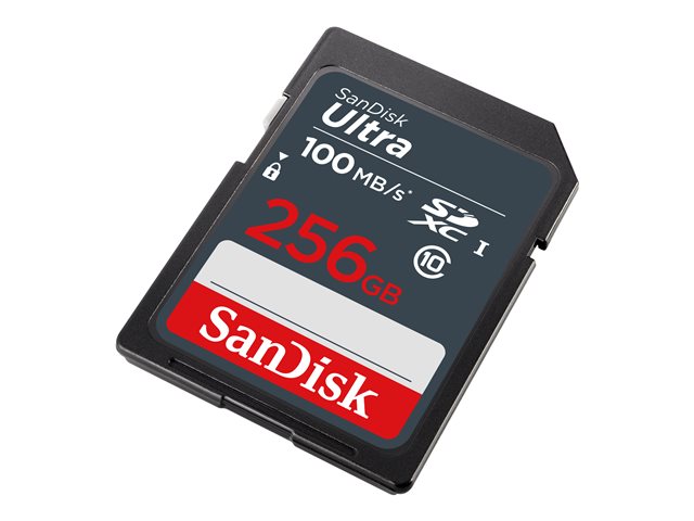 SanDisk Ultra - Flash memory card - 256 GB - UHS Class 1 / Class10 - SDXC UHS-I