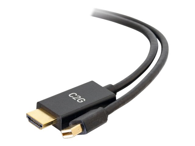 C2G 10ft Mini DisplayPort Male to HDMI Male Passive Adapter Cable - 4K 30Hz - adapter - Mini DisplayPort / HDMI - 3.05 m