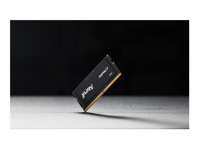 Kingston FURY Impact - DDR5 - kit - 32 GB: 2 x 16 GB - SO-DIMM 262-pin - 6400 MT/s / PC5-51200 - CL38 - 1.35 V - on-die ECC