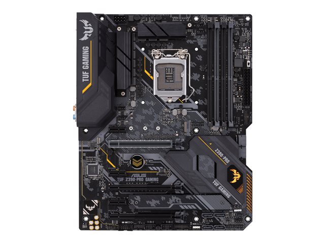 ASUS TUF Z390-PRO GAMING - Motherboard - ATX - LGA1151 Socket - Z390 - USB 3.1 Gen 1, USB 3.1 Gen 2 - Gigabit LAN - onboard graphics (CPU required) - HD Audio (8-channel)
