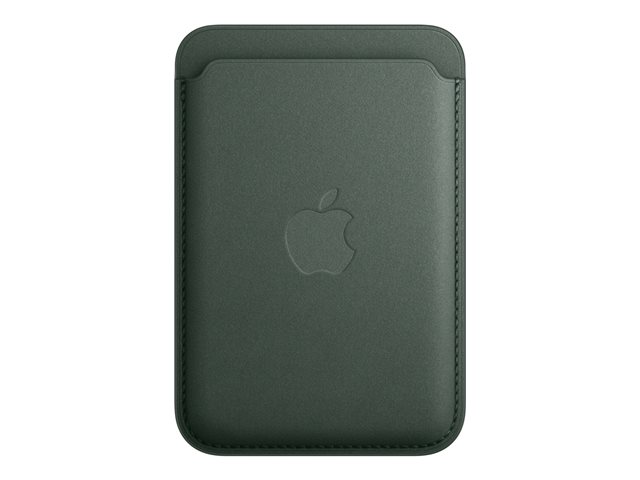 Apple - Wallet for mobile phone / credit card - MagSafe compatibility - microtwill, FineWoven - evergreen - for iPhone 12, 13, 14, 15