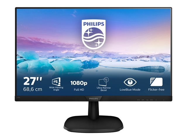 Philips V-line 273V7QDSB - LED monitor - Full HD (1080p) - 27"