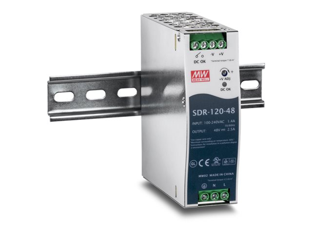 TRENDnet TI-S12048 - power supply - 120 Watt - TAA Compliant