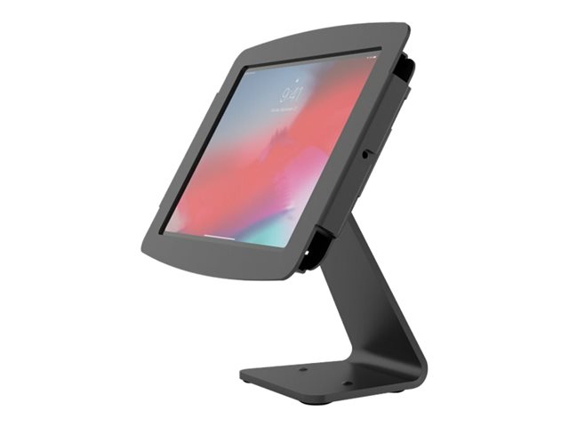 Compulocks iPad 10.2" Space Enclosure Rotating Counter Stand - Mounting kit (enclosure, VESA mount base) - for tablet - lockable - high-grade aluminium - black - screen size: 10.2" - counter top - for Apple 10.2-inch iPad (7th generation, 8th generation, 