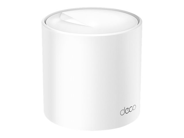 TP-Link Deco X50 - Wi-Fi system (router) - up to 2,500 sq.ft - mesh - 1GbE - Wi-Fi 6 - Dual Band