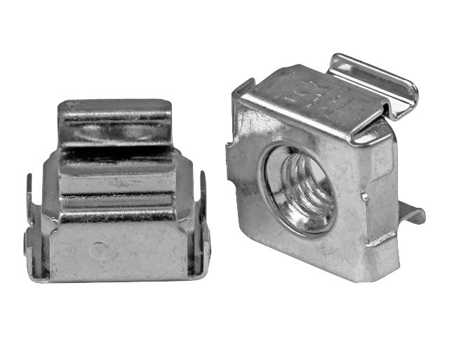 Startech M5 Cage Nuts - 100 Pack - M5 Mounting Cage Nuts for Server Rack & Cabinet (CABCAGENUTS2) - Cage nuts (pack of 100) - for P/N: RACK-18U-20-WALL-OA, RACK-21U-20-WALL-OA, RACK-24U-20-WALL-OA, RK12OD2, RK3236BKF