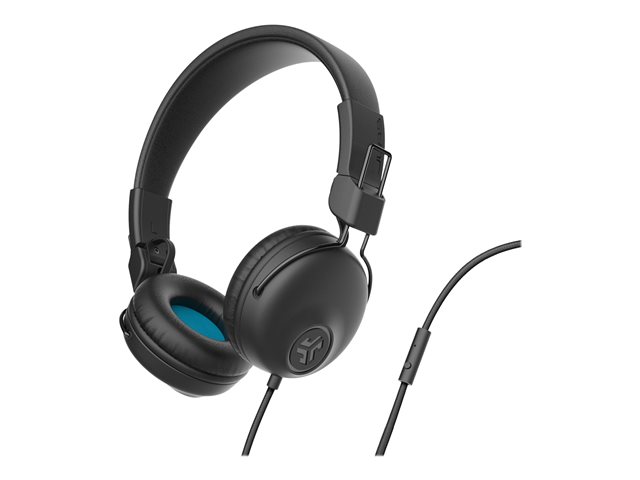 JLab Studio Wired On Ear Headphones Black