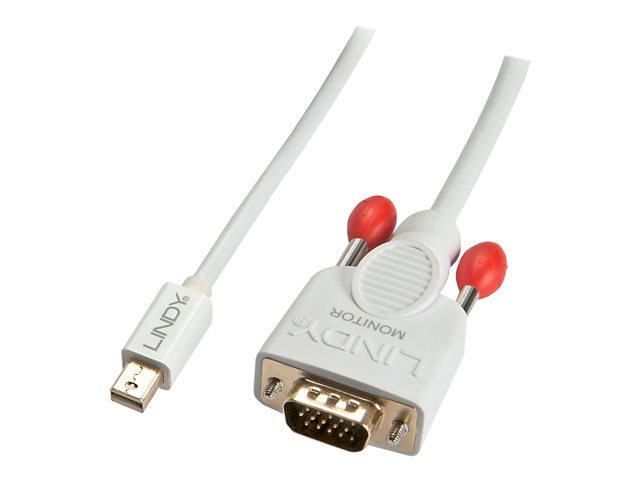Lindy - video adapter cable - Mini DisplayPort to HD-15 (VGA) - 50 cm
