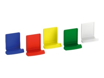 RJ45 SHUTTER YELLOW PANEL 19IN 1U X 24