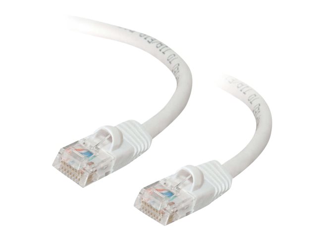 C2G Cat5e Booted Unshielded (UTP) Network Patch Cable - patch cable - 20 m - white