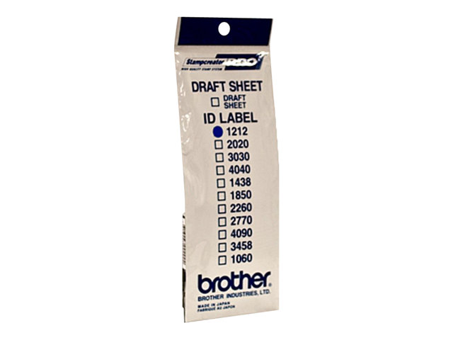 Brother ID1212 - 12 x 12 mm 12 label(s) stamp ID labels - for StampCreator PRO SC-2000, PRO SC-2000USB