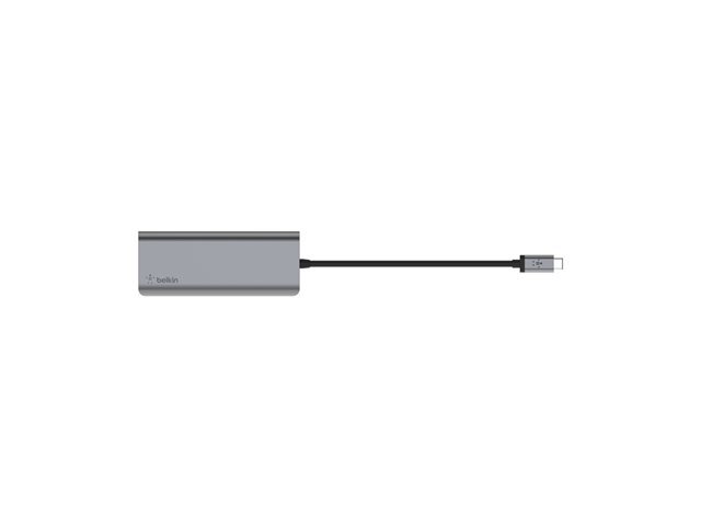 Belkin CONNECT USB-C 6-in-1 Multiport Adapter - docking station - USB-C - HDMI - 1GbE