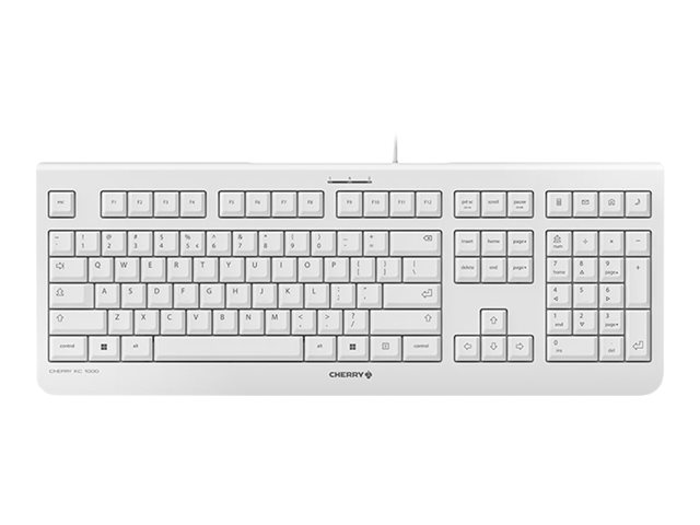 CHERRY KC 1000 - Keyboard - QWERTY - US - light grey