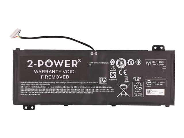 2-Power - laptop battery - Li-Ion - 3574 mAh - 57 Wh