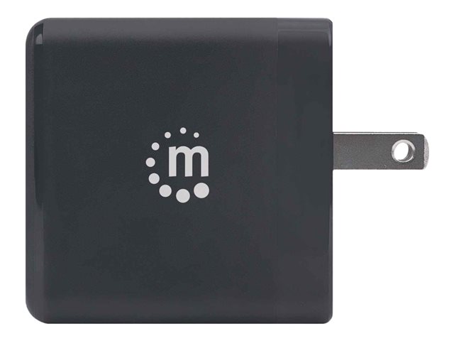 GAN WALL CHARGER 65W / 3A- UK/USA/EU (INTERCHANGEABLE)