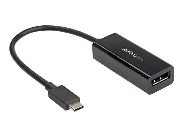 StarTech USB C to DisplayPort Adapter, 8K/5K/4K USB Type C to DP 1.4 Alt Mode Video Converter, HBR3/DSC/HDR, 8K 60Hz, Thunderbolt 3 Compatible DisplayPort 1.4 Monitor Display Adapter - 8K USB-C to DP Adapter (CDP2DP14B) - DisplayPort adapter - USB-C (M) t