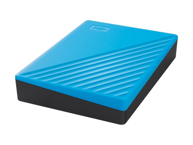 WD My Passport WDBR9S0060BBL - Hard drive - encrypted - 6 TB - external (portable) - USB 3.2 Gen 1 - 256-bit AES - sky