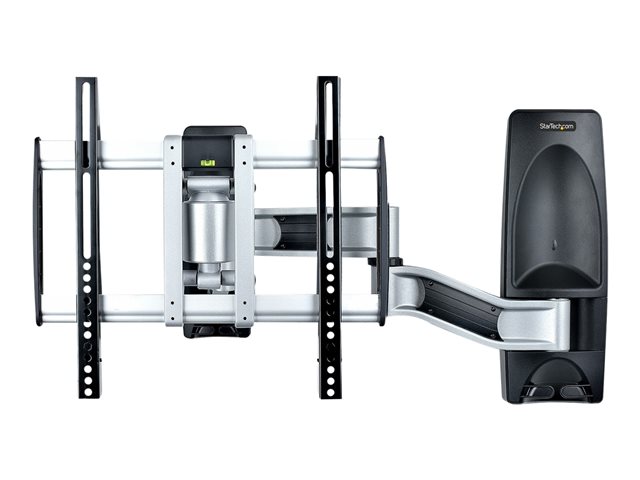StarTech.com Articulating TV Wall Mount, VESA Wall Mount Supports 65 inch/99lb/Flat/Curved TVs, Retractable Low Profile Wall Mount TV Bracket, Adjustable Corner TV Wall Mount, Swivel/Rotation/Tilt (TV-WALL-MOUNT-65FS) mounting kit - articulating - for cur