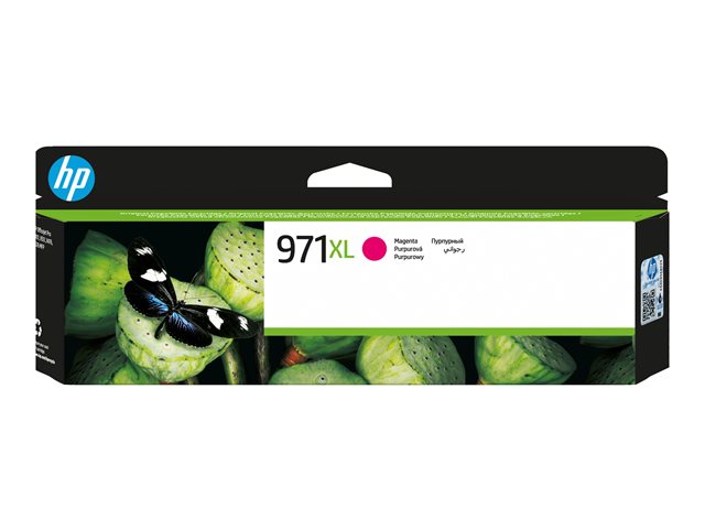 HP 971XL - CN627AE - 1 x Magenta - Ink cartridge - High Yield - For Officejet Pro X451dn, X451dw, X476dn MFP, X476dw MFP, X551dw, X576dw MFP