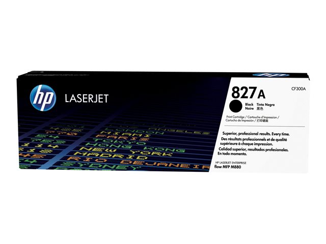 HP 827A - CF300A - 1 x Black - Toner cartridge - For Color LaserJet Enterprise flow MFP M880z, flow MFP M880z+
