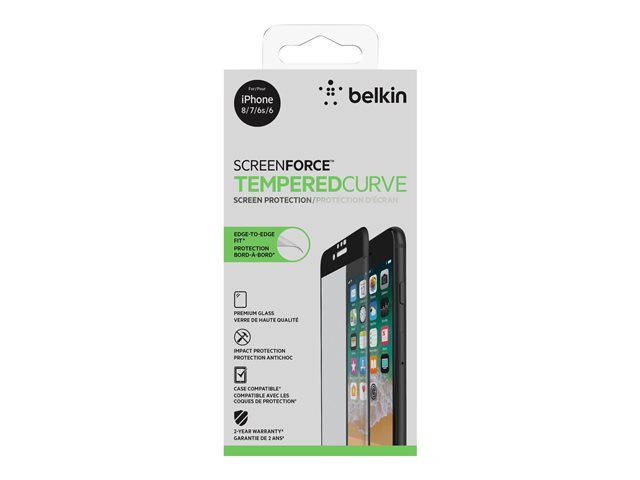 Belkin ScreenForce TemperedCurve - screen protector for mobile phone