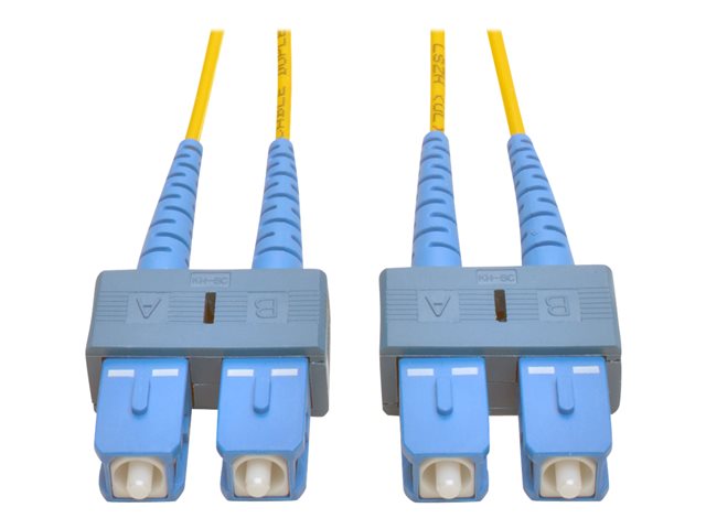 Eaton Tripp Lite Series Duplex Singlemode 9/125 Fiber Patch Cable (SC/SC), 5M (16 ft.) - patch cable - 5 m - yellow