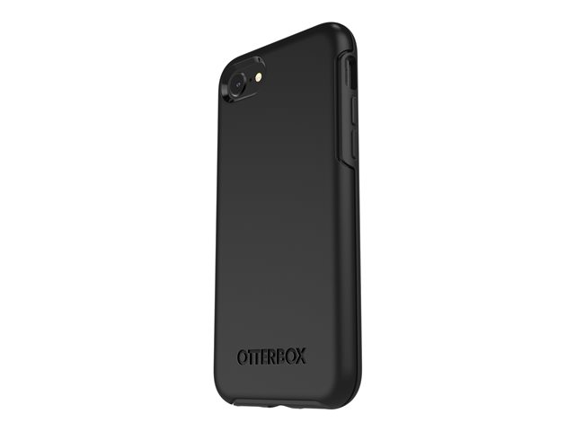 OtterBox for Apple iPhone 7/8/SE 2020, Sleek Drop Proof Protective Case, Symmetry Series, Black - Non-Retail Packaging