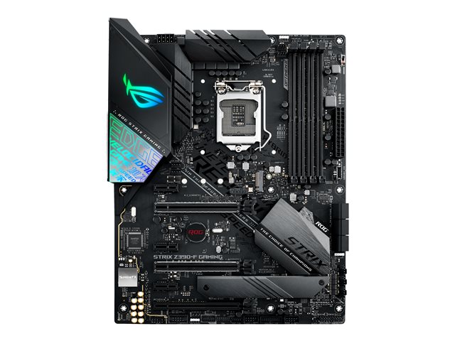 ASUS ROG STRIX Z390-F GAMING - Motherboard - ATX - LGA1151 Socket - Z390 Chipset - USB 3.1 Gen 1, USB-C Gen2, USB 3.1 Gen 2, USB-C Gen1 - Gigabit LAN - onboard graphics (CPU required) - HD Audio (8-channel)