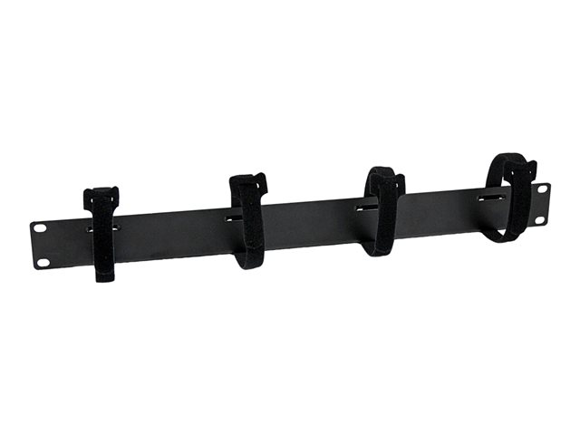 StarTech.com Hook and Loop Cable Management Panel for Racks - 1U - rack cable management panel - 1U