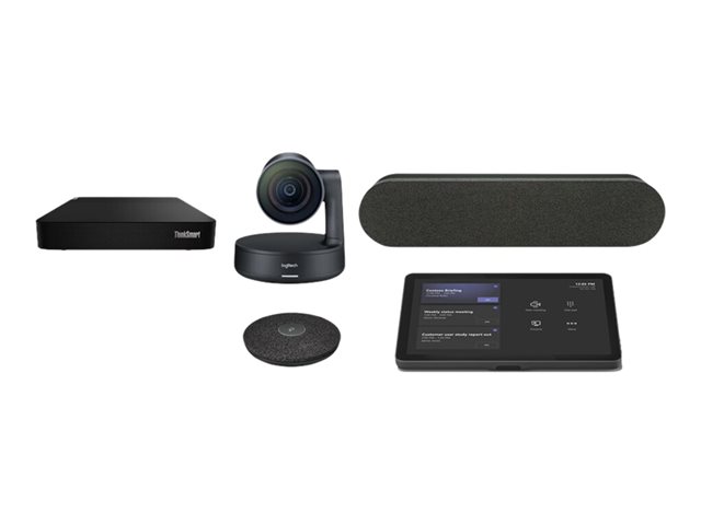 Logitech Medium Microsoft Teams Rooms on Windows with Tap + Rally System + Lenovo ThinkSmart Core - video conferencing kit