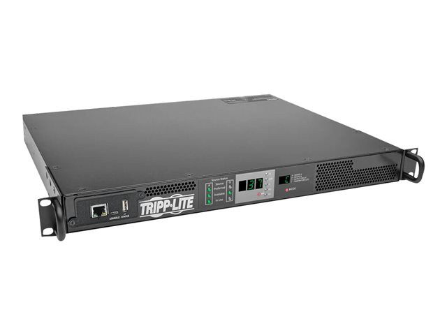 Tripp Lite PDU Monitored Horizontal 3.7KW 230V ATS IEC309 16A 1U Rackmount - power distribution unit - 3.8 kW