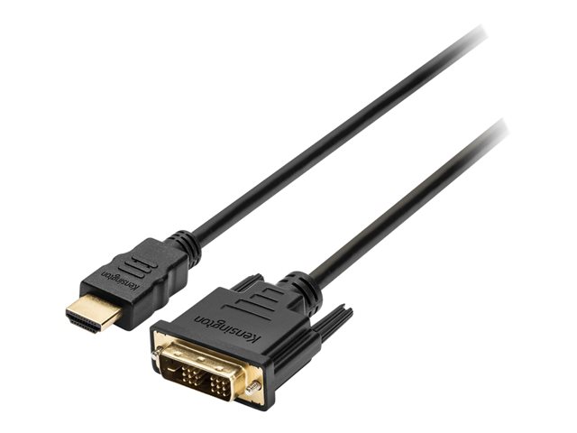 Kensington HDMI (M) to DVI-D (M) Passive Cable, 6ft - adapter cable - HDMI / DVI - 1.83 m