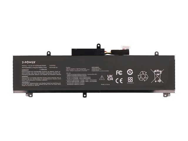 2-Power Main Battery Pack - laptop battery - 15.2 V - Li-pol - 4200 mAh - 64 Wh