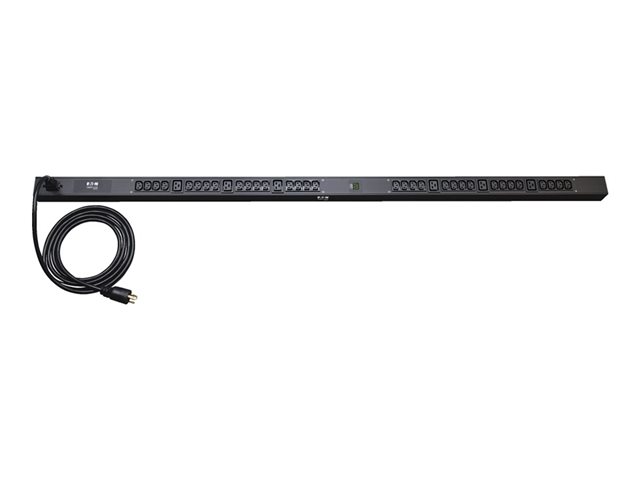 Eaton Tripp Lite Series PDU Metered 208V - 240V 3.2-3.8kW 20A 6 C19, 32 C13 C20 Vertical 0URM - Vertical rackmount - power distribution unit (rack-mountable) - 20 A - AC 208/230/240 V - 3.8 kW - input: NEMA L6-20 - output connectors: 38 (power IEC 60320 C