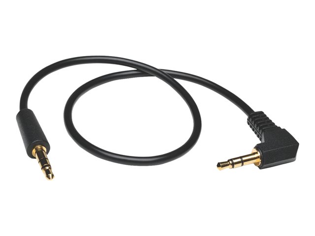 Eaton Tripp Lite Series 3.5mm Mini Stereo Audio Cable with one Right-Angle plug (M/M), 6 ft. (1.83 m) - audio cable - 1.83 m